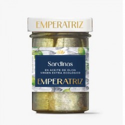 Sardiner i EKO olivolja 212ml glasburk Emperatriz