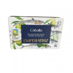Makrillfiléer i EKO olivolja 115g Emperatriz