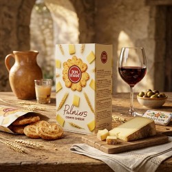 Ostkex Palmiers med comtéost Bon Vivant 70g